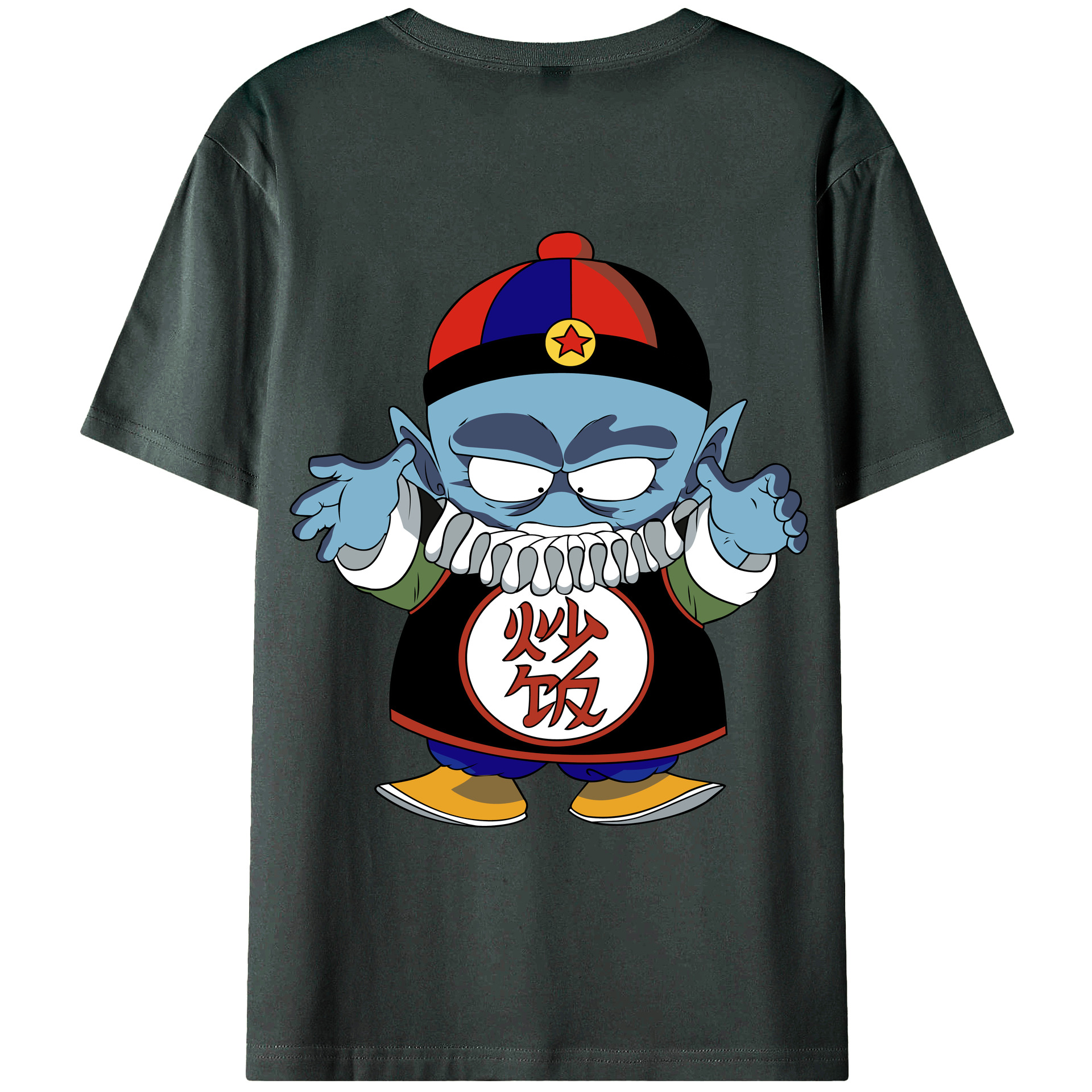 （画像用） ドラゴンボール DRAGON BALL 綿100％ メンズ半袖Tシャツ（バックプリント） 通気性